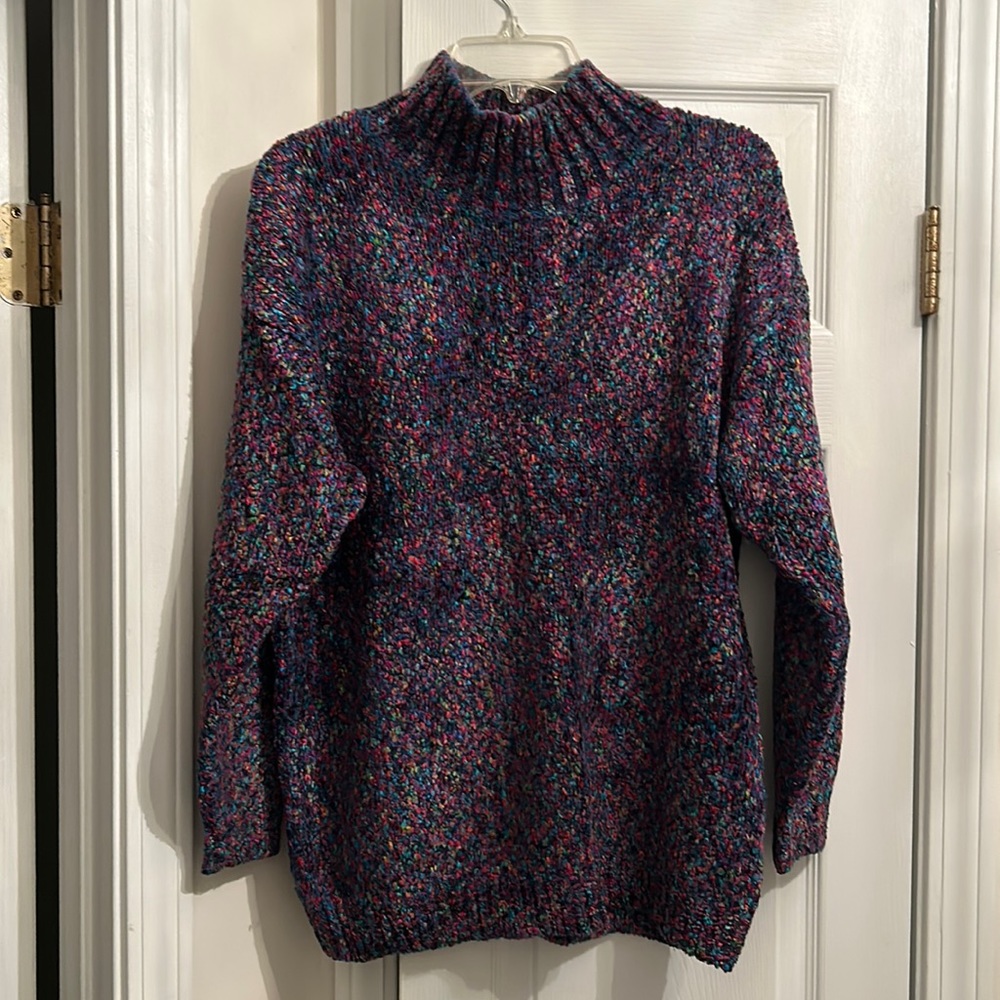 Express Tricot confetti color sweater